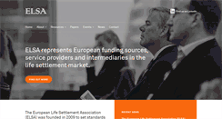 Desktop Screenshot of elsa-sls.org
