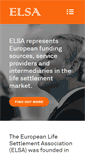 Mobile Screenshot of elsa-sls.org